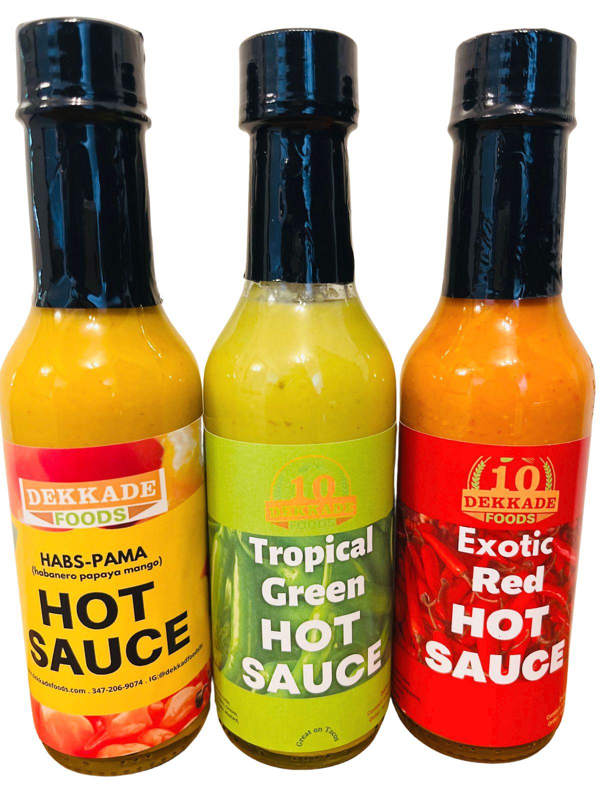 Dekkade Hot Sauce Package