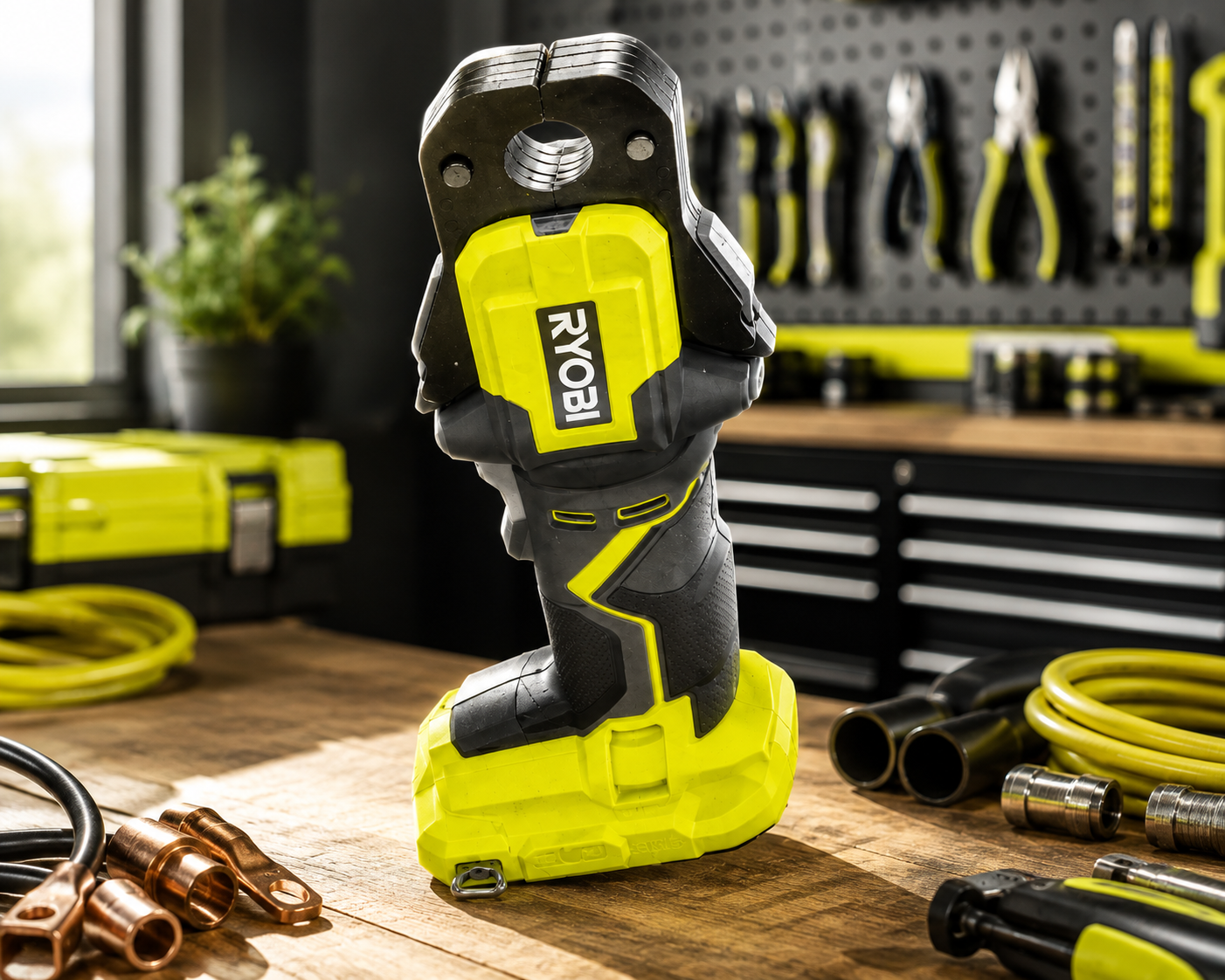 RYOBI ONEAND 18V Cordless PEX Crimp Ring Press Tool