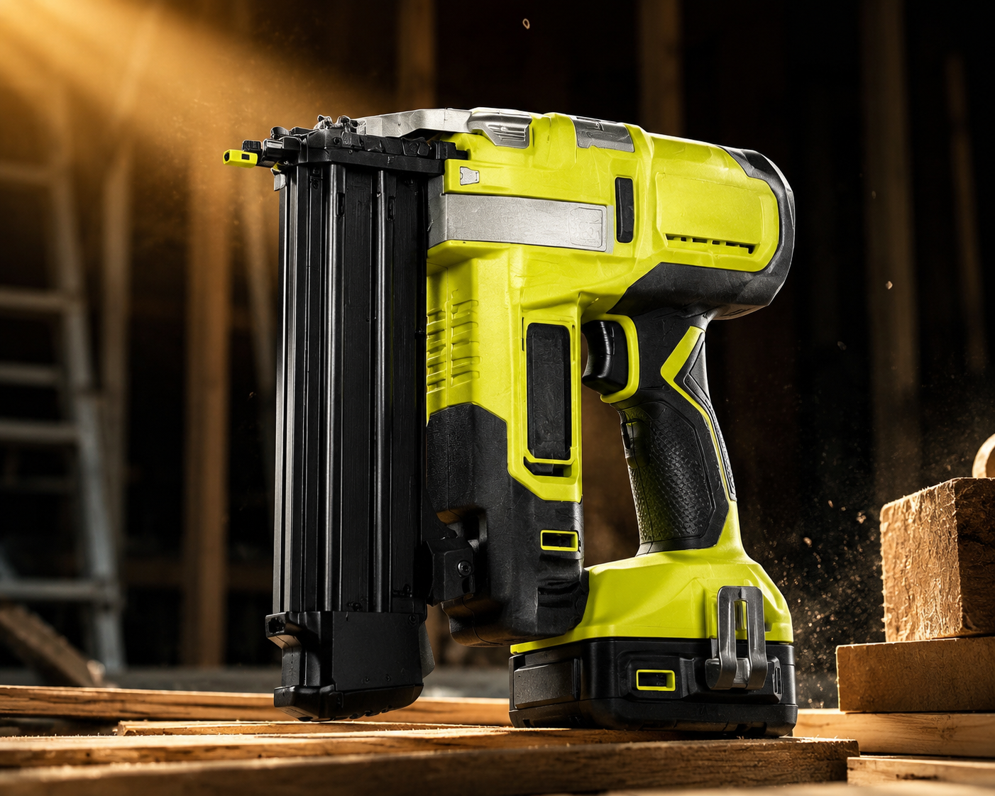 RYOBI 18-VOLT ONE+ AIRSTRIKE CORDLESS BRAD NAILER, 18-GAUGE, TOOL ONLY